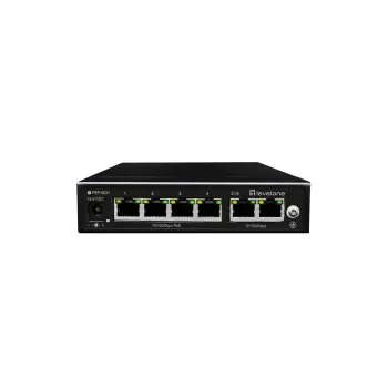 LevelOne FEP-0631 sieťový switch Fast Ethernet (10/100) Power over Ethernet (PoE) čierny