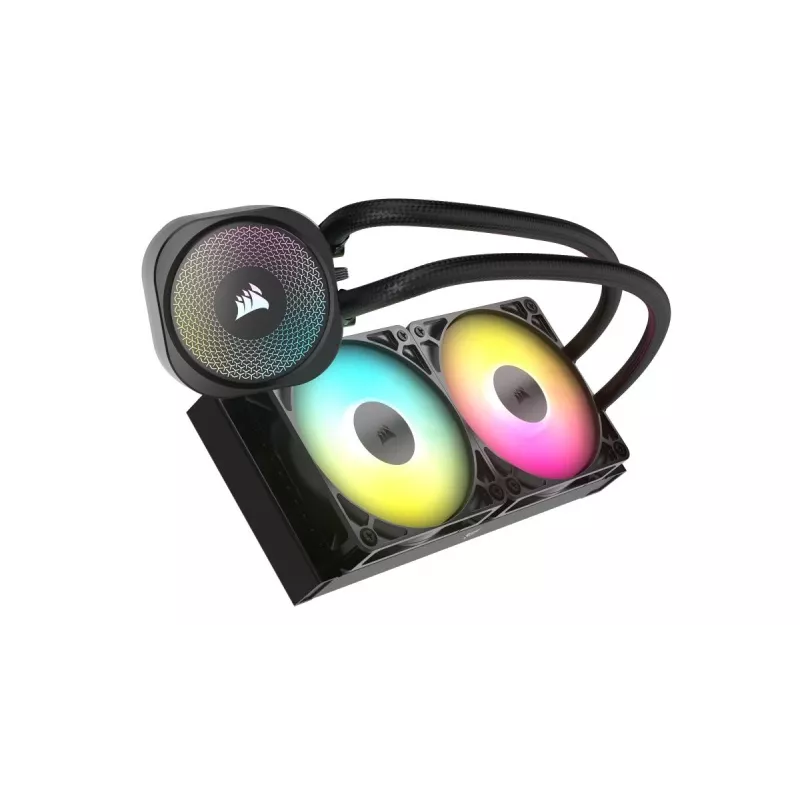 CORSAIR Nautilus 240 Rs ArGB kvapalinový procesor All-in-One kvapalinový chladič čierny