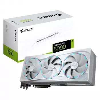 Grafická karta GIGABYTE AORUS GeForce RTX 5090 STEALTH ICE 32G 32GB GDDR7 512bit PCI-E 5.0 2655MHz