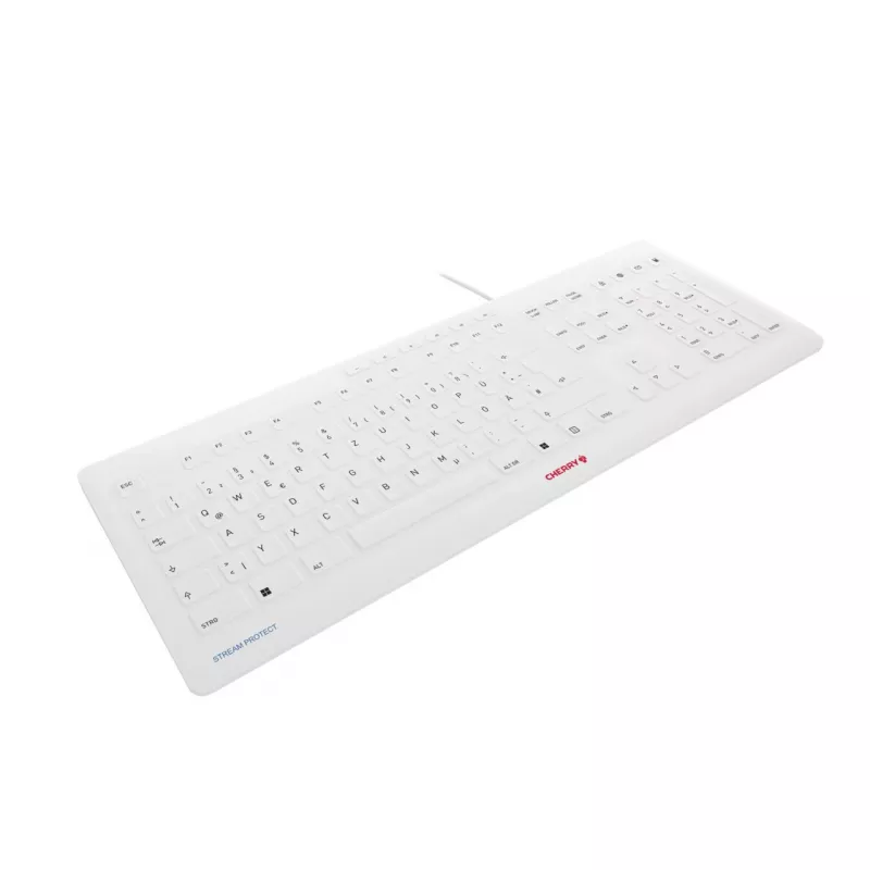 CHERRY Stream klávesnica JK-8502DE-0 USB QWERTZ nemecká sivá káblová 115 klávesov
