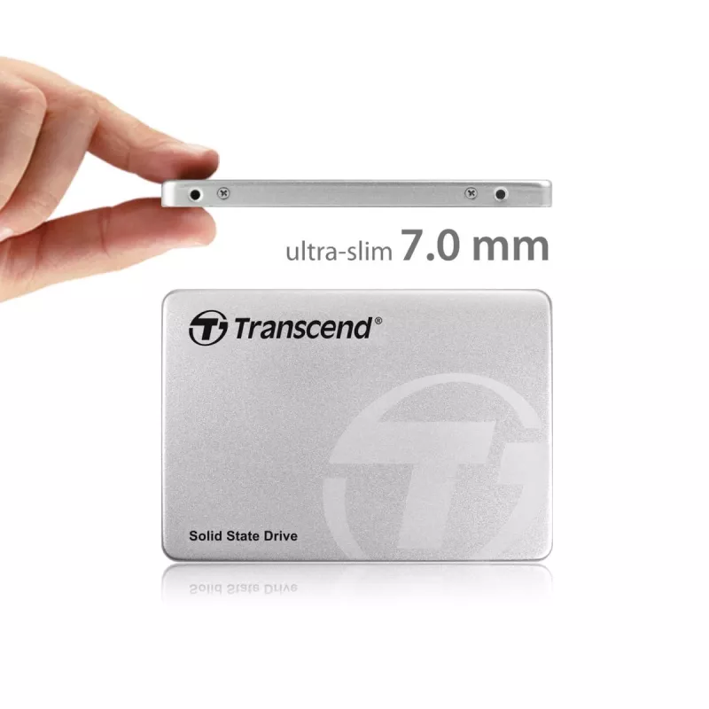 TRANSCEND SSD 370 128GB 2.5in SATA Ill 6gb/s Mlc hliníkové puzdro