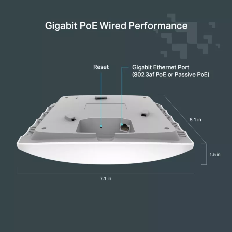 TP-Link FESTA F52 bezdrôtový access point 867 Mbit/s biela Power over Ethernet (PoE)
