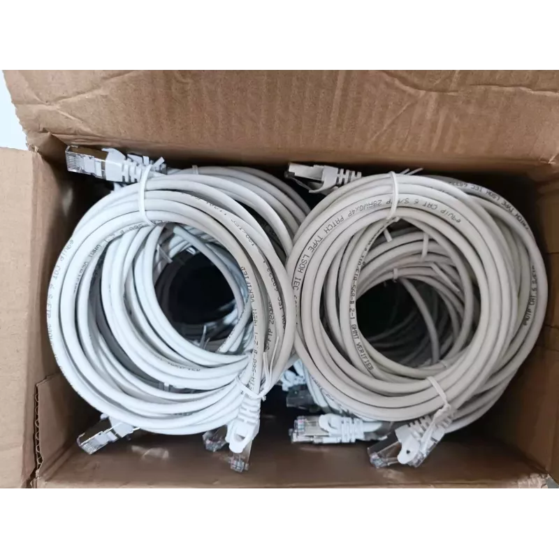 Equip Cat.6 S/FTP patch kábel, 3,0 m, biely, 50 ks/set