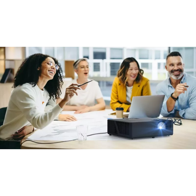 Optoma ZU607TST laserový projektor s krátkou projekčnou vzdialenosťou, DLP, WUXGA 1920x1200, 6000 ANSI lúmenov, čierny