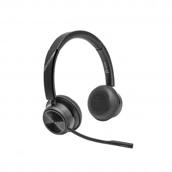 HP Poly Savi 7420 Office stereo DECT 1880-1900 MHz headset, bezdrôtový, kancelária/call centrum, 20 - 20000 Hz, 160 g, headset, čierna