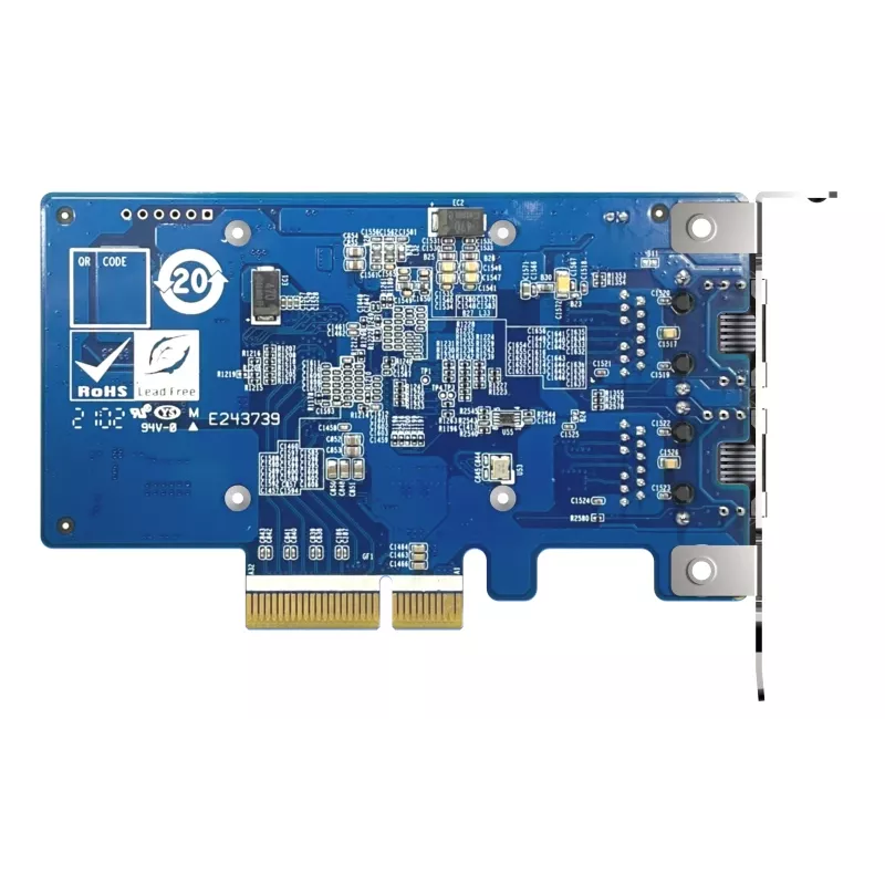 QNAP QXG-10G2T-X710 dvojportová sieťová karta PCIe 10GbE RJ45