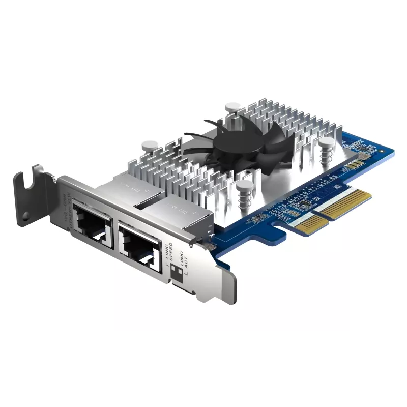QNAP QXG-10G2T-X710 dvojportová sieťová karta PCIe 10GbE RJ45