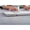 CHERRY KW 9100 tenká FOR MAC klávesnica univerzálna USB + Bluetooth AZERTY francúzska strieborná