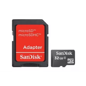 WESTERN DIGITAL SanDisk Micro SDHC pamäťová karta trieda 4 32 GB + SD adaptér