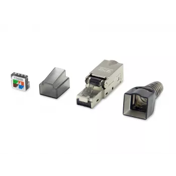 Equip 121171 drôtový konektor RJ-45 nikel