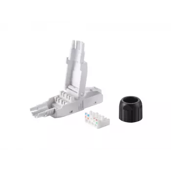 Equip Cat.6A bez nástroja RJ45 konektor samec, sada 5 ks
