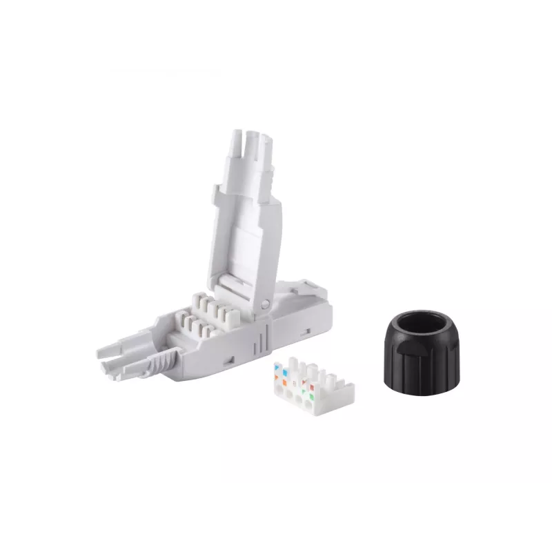Equip Cat.6A bez nástroja RJ45 konektor samec, sada 5 ks