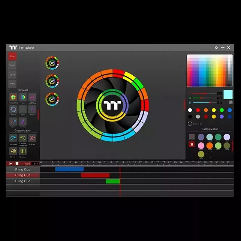 Ventilátor Thermaltake Riing Quad 12 RGB