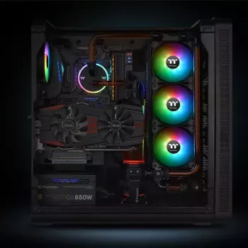 Ventilátor Thermaltake CL-F080-PL14SW-A 14 cm čierny