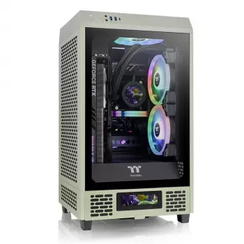 PC skriňa Thermaltake Tower 200 Mini Tower zelená