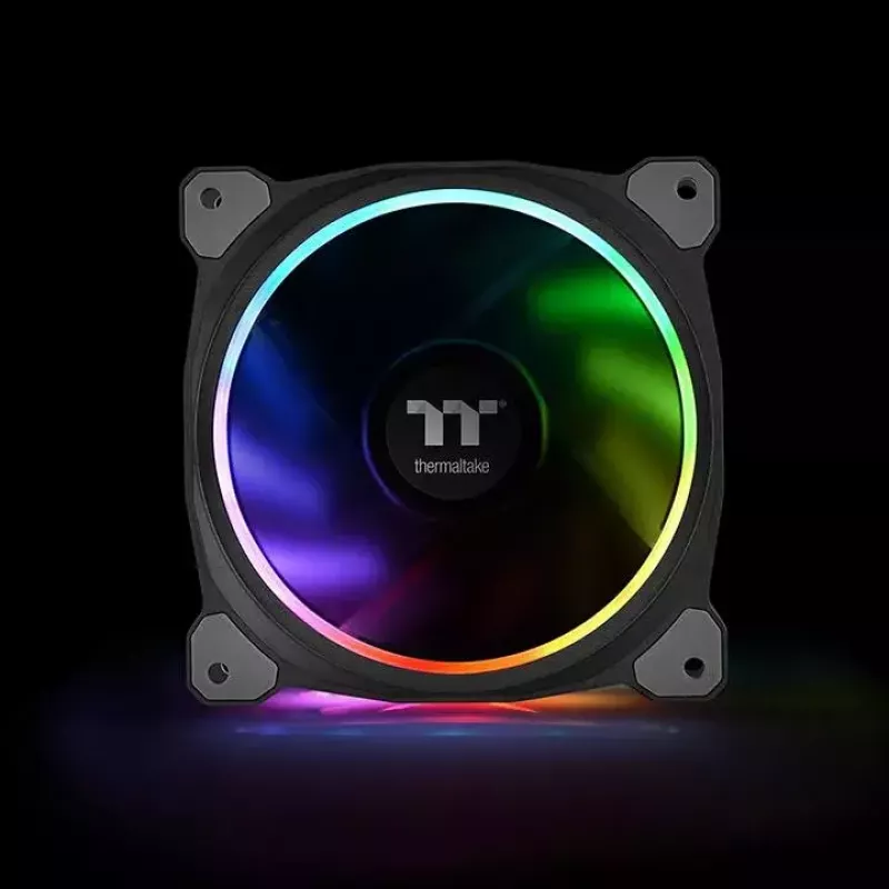 Ventilátor Thermaltake CL-F076-PL12SW-A 12 cm čierny