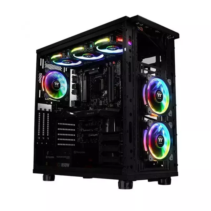 Ventilátor Thermaltake CL-F076-PL12SW-A 12 cm čierny
