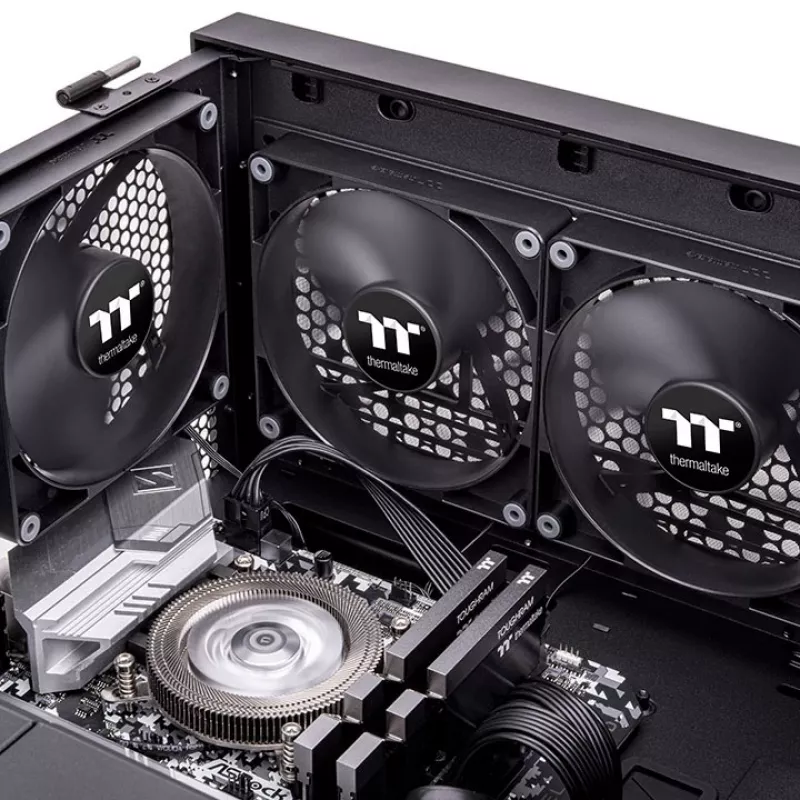 THERMALTAKE PC ventilátor - CT120 - 12 cm - čierny - balenie 2 ks
