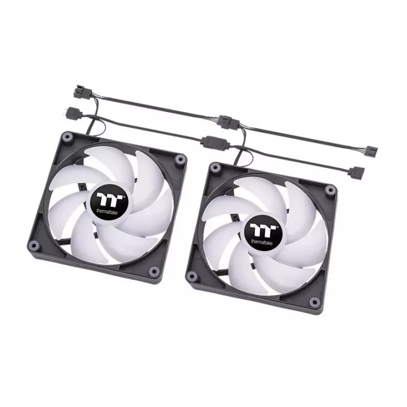 THERMALTAKE PC chladiaci ventilátor - CT140 ARGB Sync - 14 cm - čierny - balenie 2 ks
