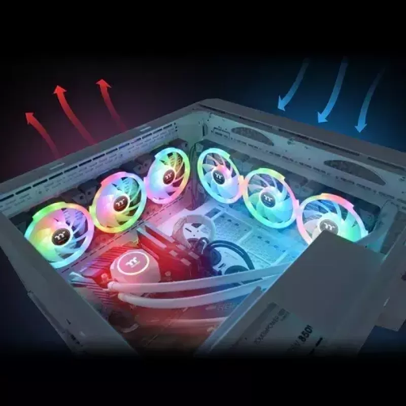 Vzduchový chladič Thermaltake SWAFAN EX14 RGB PC chladiaci ventilátor