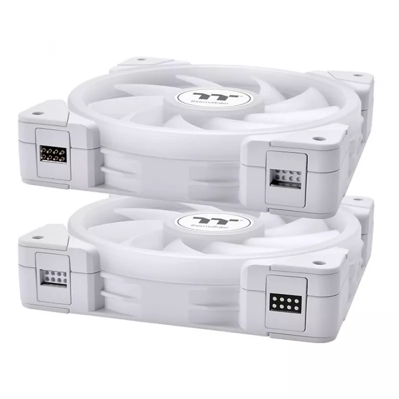 THERMALTAKE PC chladiaci ventilátor - SWAFAN EX12 ARGB Sync TT Premium Edition - 12 cm - biely - balenie 3 ks