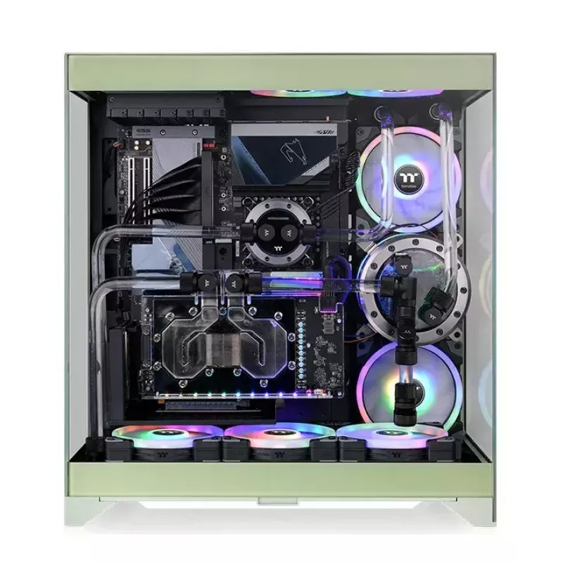 PC skriňa Thermaltake CTE E550 TG Midi Tower zelená