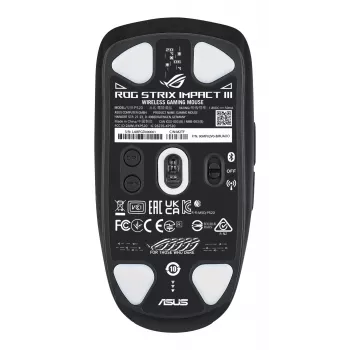 ASUS ROG Strix Impact III Wireless myš herná obojručná RF Wireless + Bluetooth optická 36000 DPI