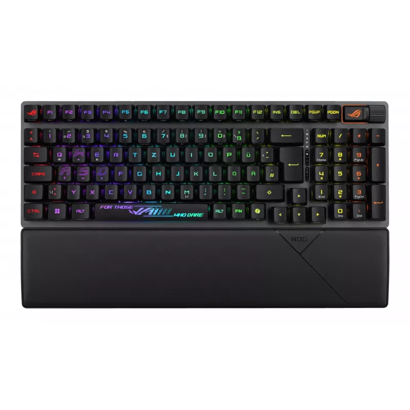ASUS ROG Strix Scope II 96 RX Wireless herná klávesnica USB + RF Wireless + Bluetooth čierna