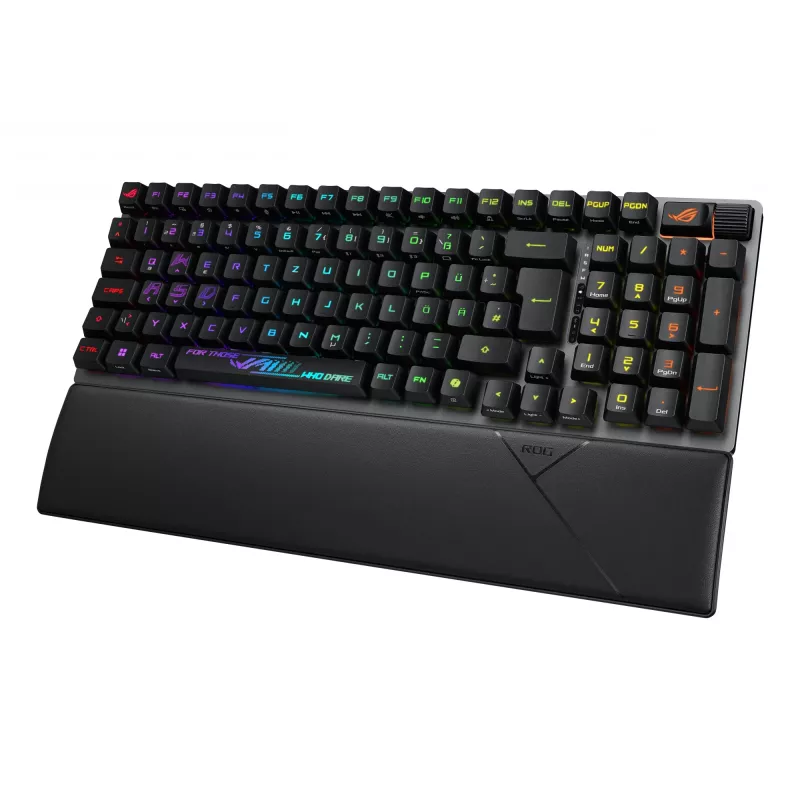 ASUS ROG Strix Scope II 96 RX Wireless herná klávesnica USB + RF Wireless + Bluetooth čierna