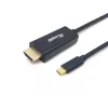 Equip USB-C na HDMI kábel, M/M, 2,0 m, 4K/30Hz, 2 m, USB Type C, HDMI typ A (štandard), konektor samec, konektor samec, rovný