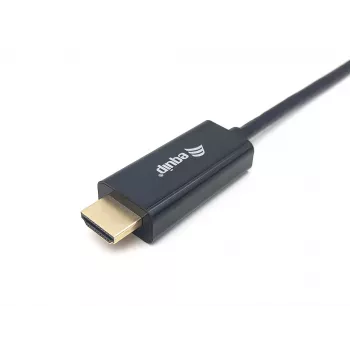 Equip USB-C na HDMI kábel, M/M, 2,0 m, 4K/30Hz, 2 m, USB Type C, HDMI typ A (štandard), konektor samec, konektor samec, rovný