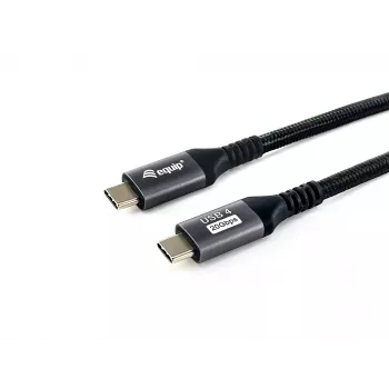 Equip USB4 Gen 2x2 C na C kábel, M/M, 2,0m, 4K/60Hz, 20 Gbit/s, PD 100W