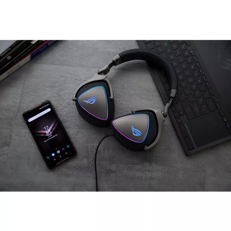 ASUS ROG Delta headset káblový herný headset čierny
