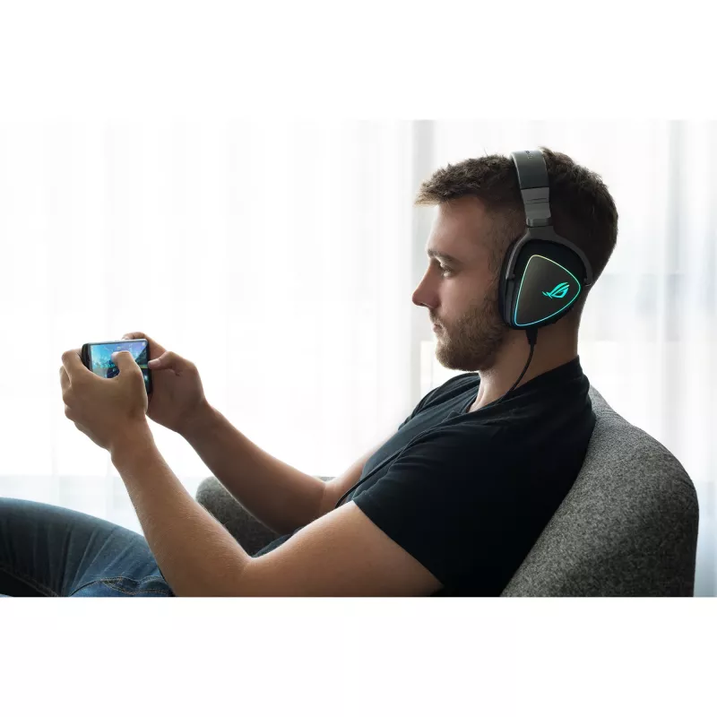 ASUS ROG Delta headset káblový herný headset čierny