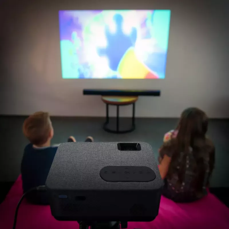 Lenco LPJ-700BKGY štandardný projektor LED 1080p čierny