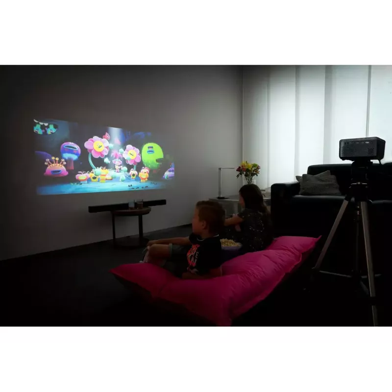Lenco LPJ-700BKGY štandardný projektor LED 1080p čierny