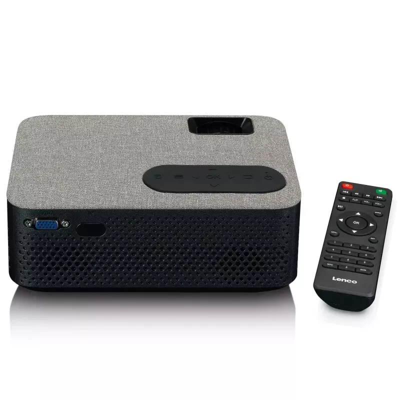 Lenco LPJ-700BKGY štandardný projektor LED 1080p čierny