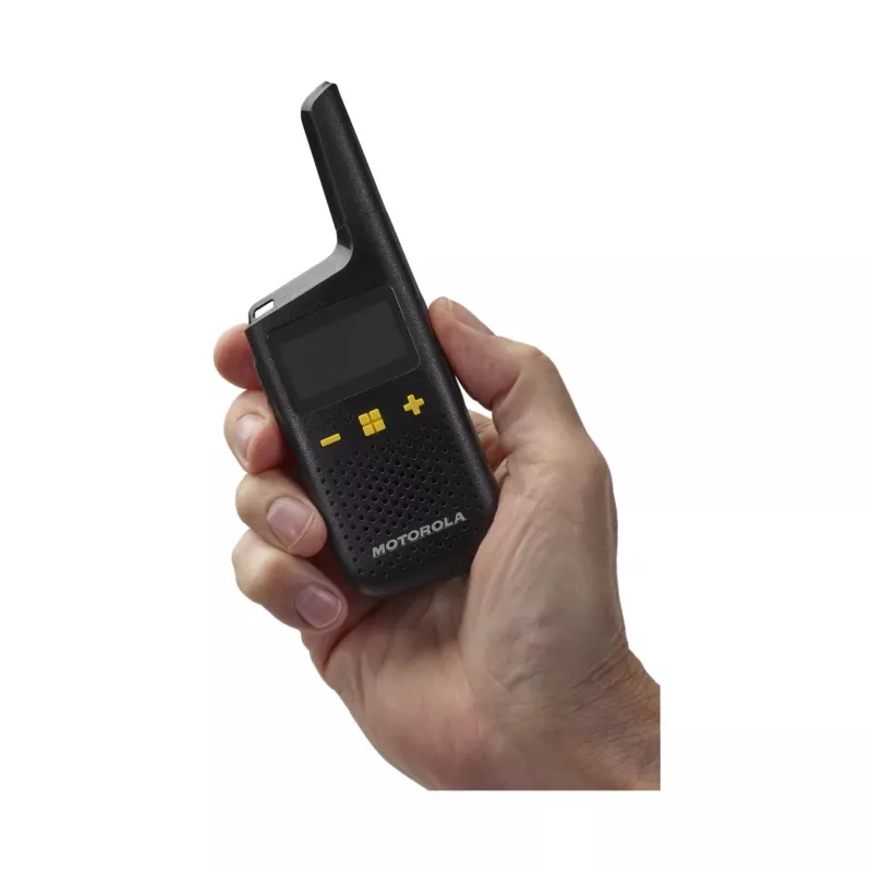 Motorola XT185 vysielačka 16 kanálov 446.00625 - 446.19375 MHz čierna