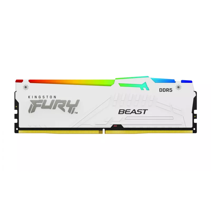 Kingston Technology FURY Beast 32GB 6000MT/s DDR5 CL30 DIMM (sada 2) biela RGB EXPO