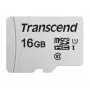 Transcend MicroSDHC karta 300S 16GB UHS-I U1 bez adaptéra