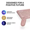 Logitech Pebble 2 Combo bezdrôtová klávesnica myš ružová QWERTY