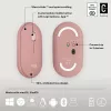 Logitech Pebble 2 Combo bezdrôtová klávesnica myš ružová QWERTY