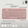 Logitech Pebble 2 Combo bezdrôtová klávesnica myš ružová QWERTY