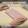 Logitech Pebble 2 Combo bezdrôtová klávesnica myš ružová QWERTY