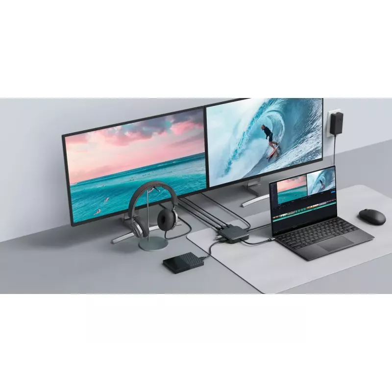 Targus HD USB4 Mobile Dock káblový čierna