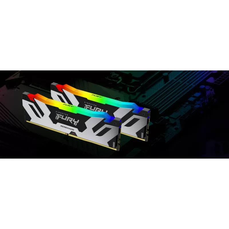 Kingston Technology FURY 32GB 6400MT/s DDR5 CL32 DIMM (sada 2) Renegade RGB