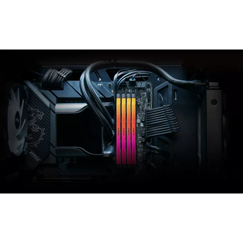 Kingston Technology FURY 32GB 6400MT/s DDR5 CL32 DIMM (sada 2) Renegade RGB