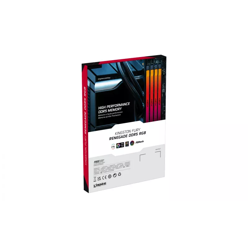 Kingston Technology FURY 96GB 6400MT/s DDR5 CL32 DIMM (sada 2) Renegade RGB XMP