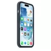 Kryt Apple iPhone 15 Silikónové puzdro s MagSafe Storm Blue