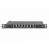 DIGITUS patch panel CAT6A tienený, 8-portový 1/2U, 10